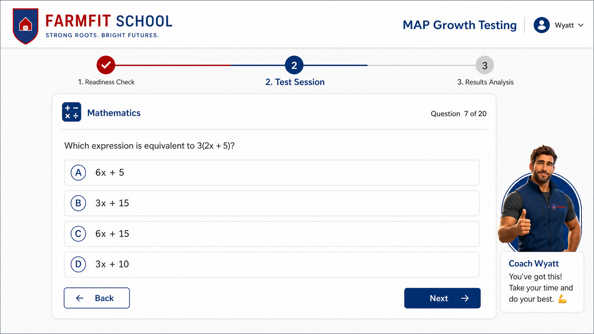 MAP Progress Tracker